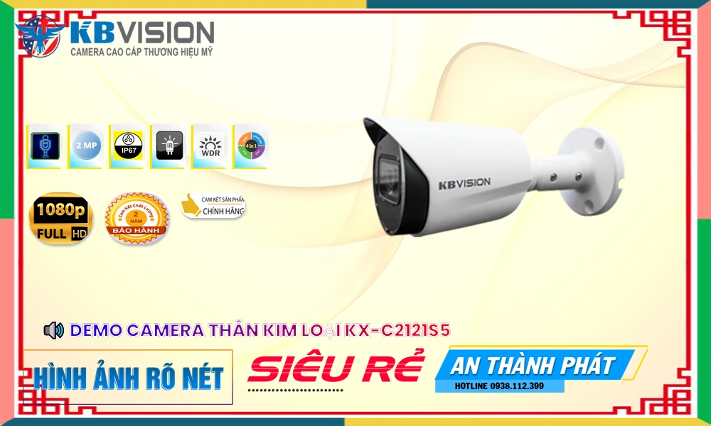 KX-C2121S5 Camera KBvision ✅