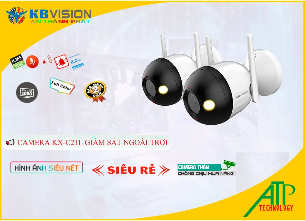 KX-C21L Camera IP Không Dây Thiết kế Đẹp KBvision