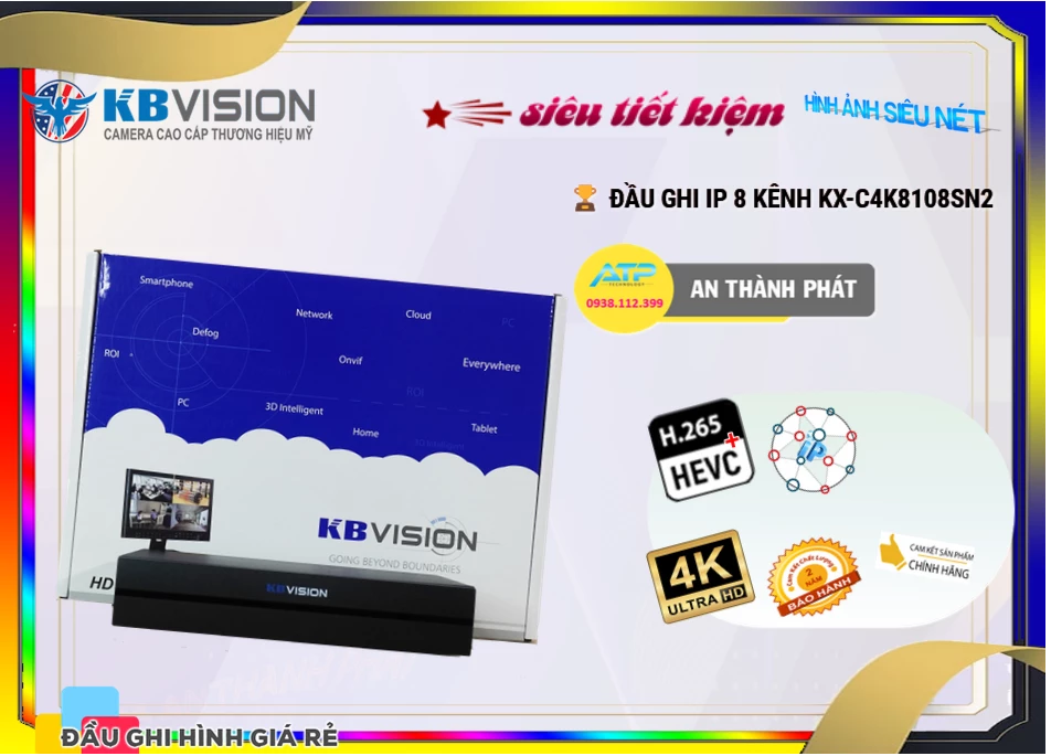 Đầu Ghi KBvision KX-C4K8108SN2,Giá KX-C4K8108SN2,KX-C4K8108SN2 Giá Khuyến Mãi,bán Đầu Thu KX-C4K8108SN2 KBvision
