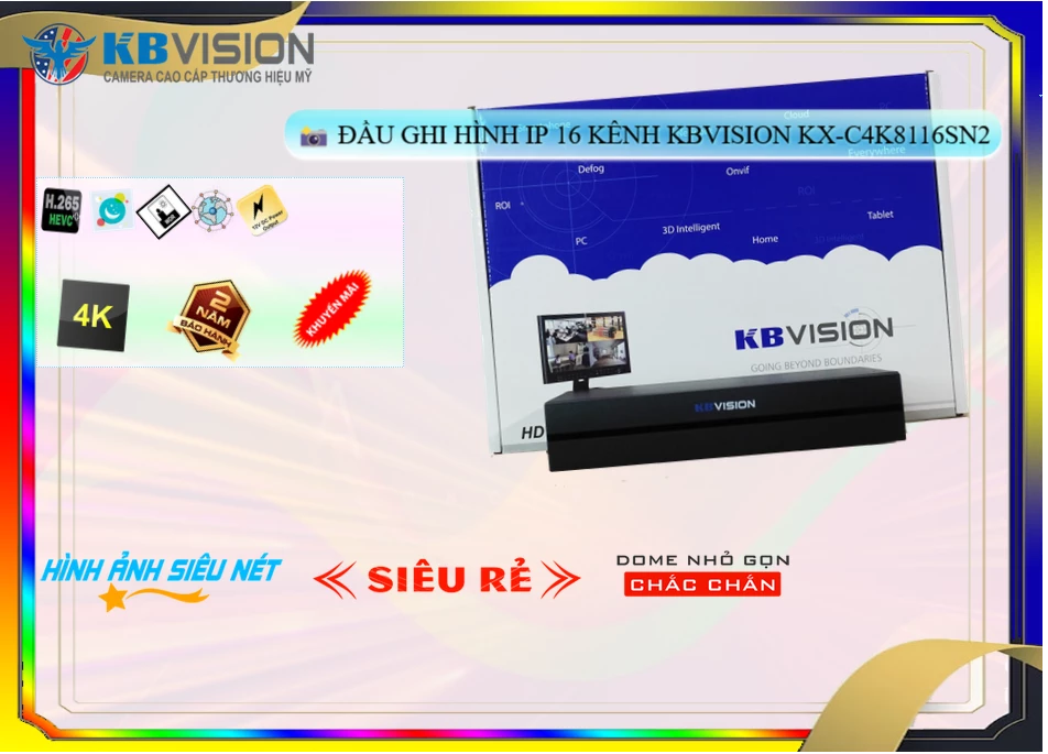 Đầu Ghi KBvision Chất Lượng KX-C4K8116SN2