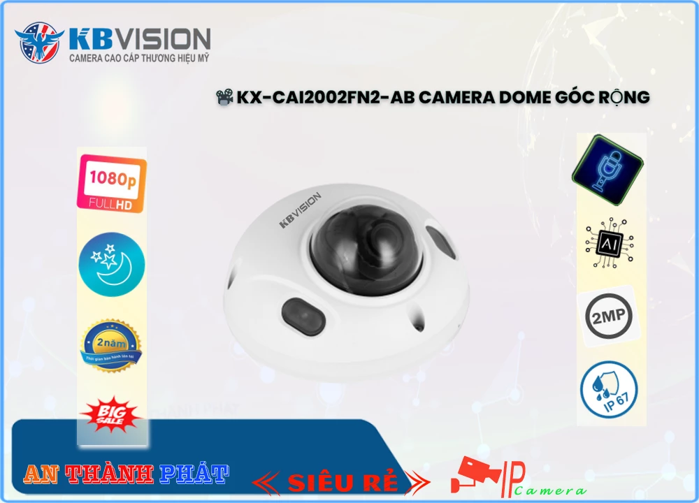 KX-CAi2002FN2-AB Camera KBvision ❂