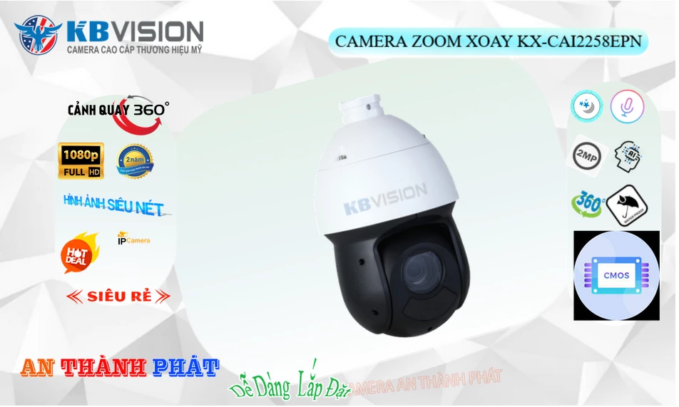 ✪  Camera KBvision Với giá cạnh tranh KX-CAi2258ePN