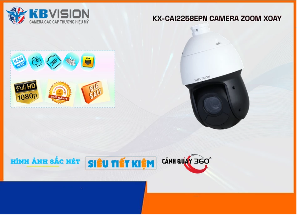 ✪  Camera KBvision Với giá cạnh tranh KX-CAi2258ePN