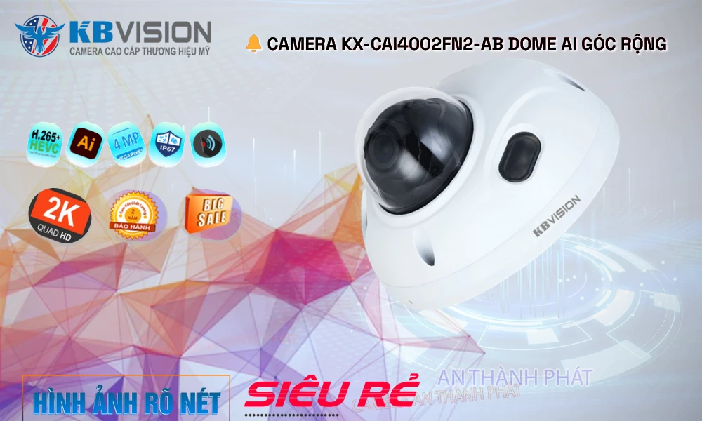 Camera KBvision KX-CAi4002FN2-AB Mẫu Đẹp