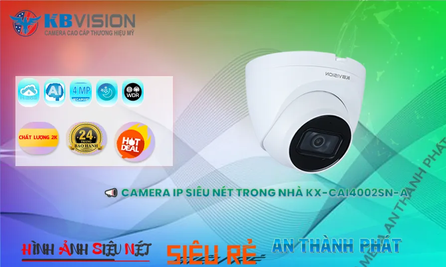 KX-CAi4002SN-A Camera Công Nghệ POE Chất Lượng KBvision