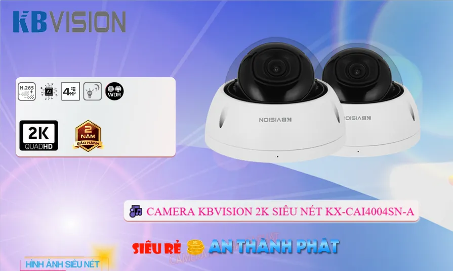 KX-CAi4004SN-A Camera Công Nghệ POE Chất Lượng KBvision