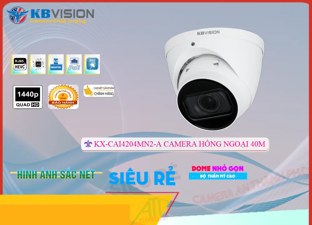 Camera KBvision KX-CAi4204MN2-A Mẫu Đẹp