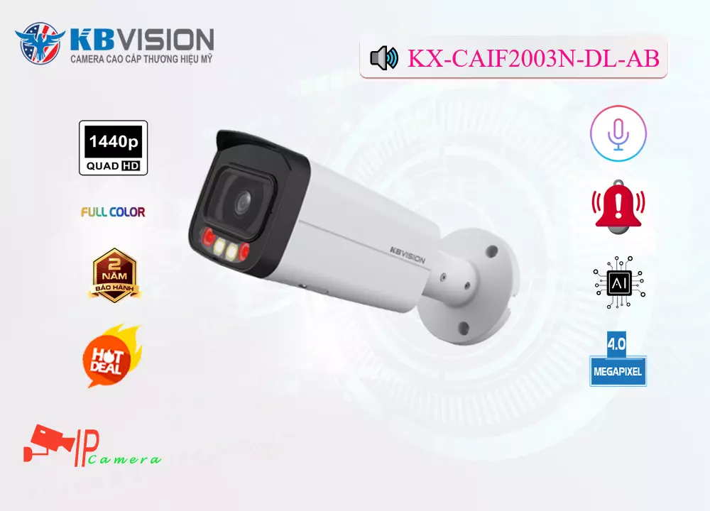Camera Kbvision KX-CAiF2003N-DL-AB,thông số KX-CAiF2003N-DL-AB,KX CAiF2003N DL AB,Chất Lượng