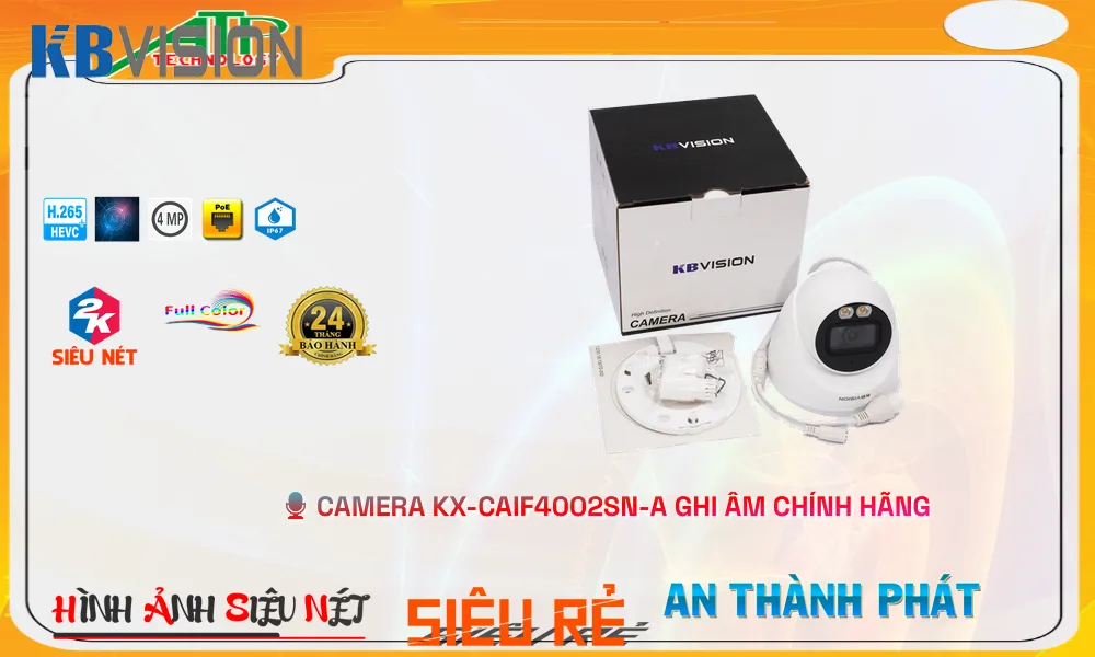 Camera Kbvision KX-CAiF4002SN-A,Giá KX-CAiF4002SN-A,KX-CAiF4002SN-A Giá Khuyến Mãi,bán Camera KBvision KX-CAiF4002SN-A