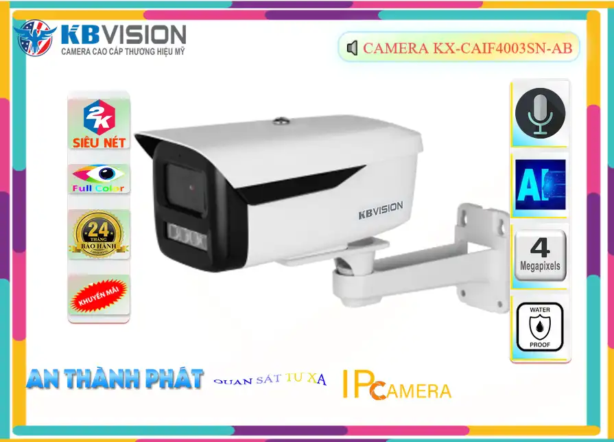 Camera KBvision KX-CAiF4003SN-AB,Giá Công Nghệ POE KX-CAiF4003SN-AB,phân phối KX-CAiF4003SN-AB,KX-CAiF4003SN-AB Bán Giá