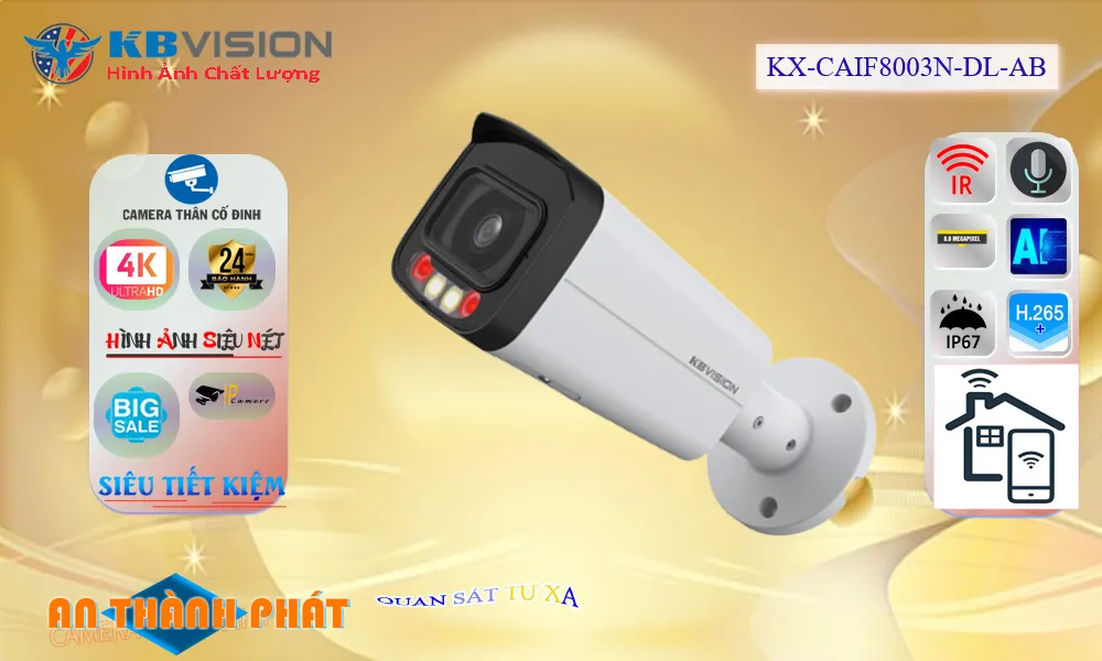 ➠  KX-CAiF8003N-DL-AB sắc nét KBvision