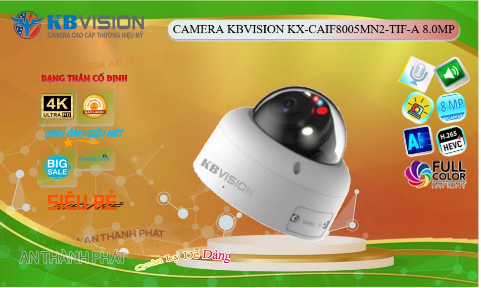KX-CAiF8005MN2-TiF-A Camera An Ninh Công Nghệ Mới