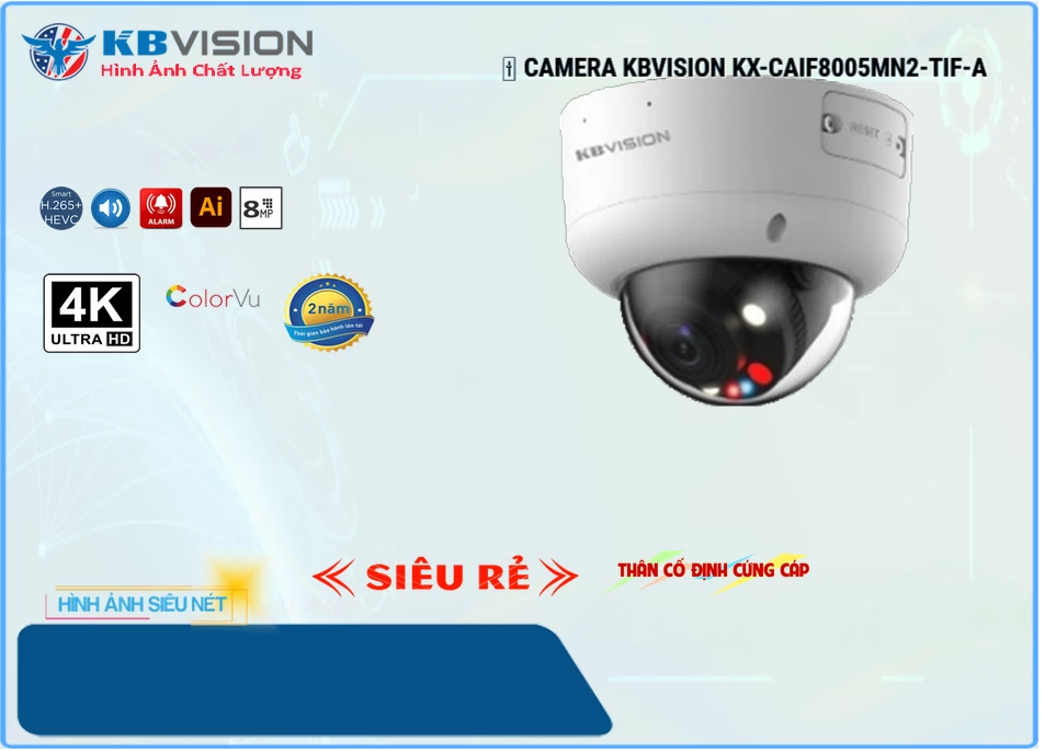 KX-CAiF8005MN2-TiF-A sắc nét KBvision ➠
