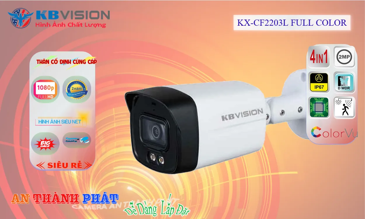 ➠  KX-CF2203L-A sắc nét KBvision