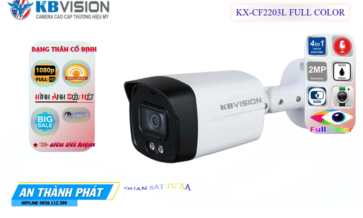 KX-CF2203L sắc nét KBvision