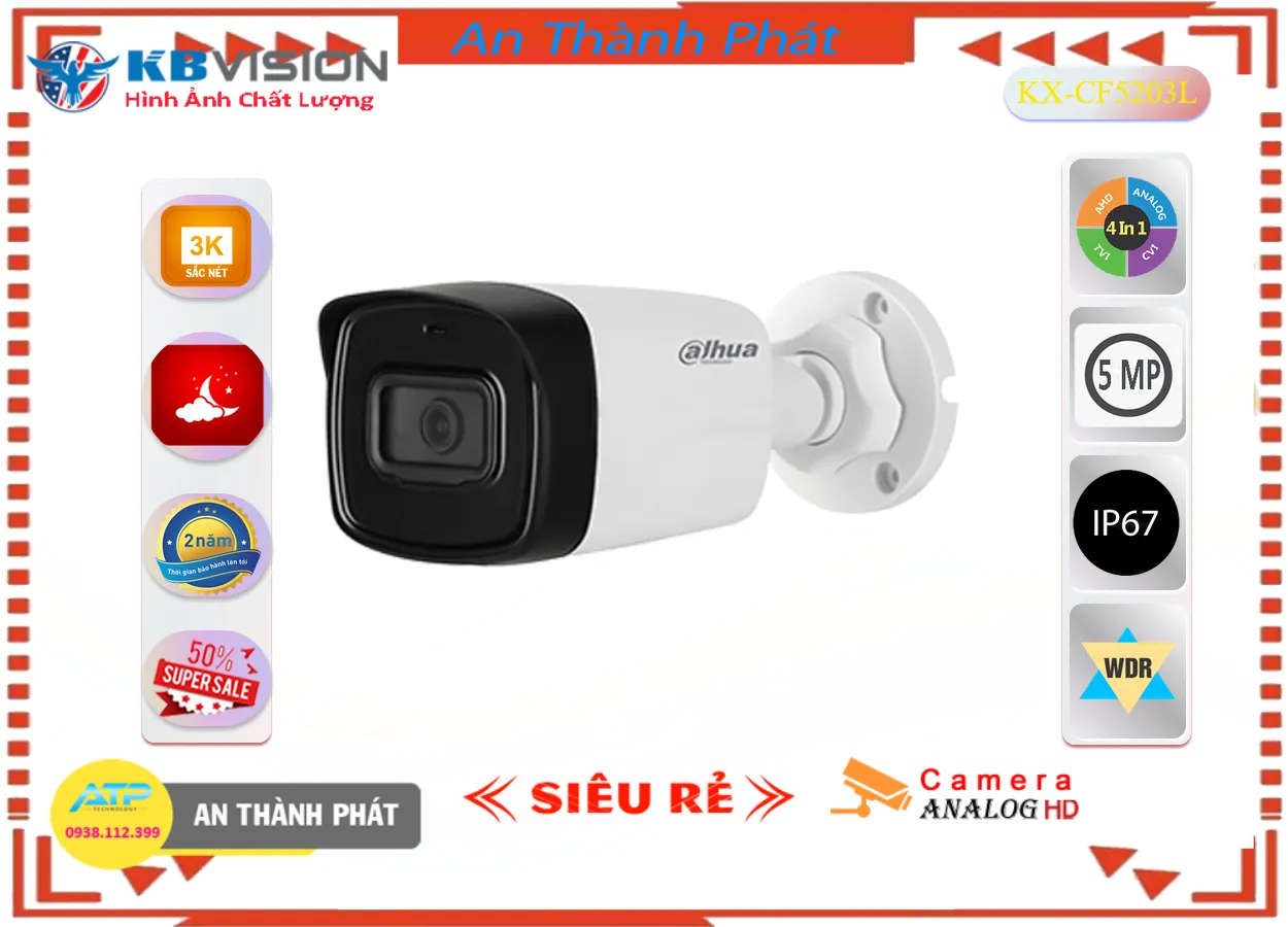 Camera KX-CF5203L KBvision Thiết kế Đẹp
