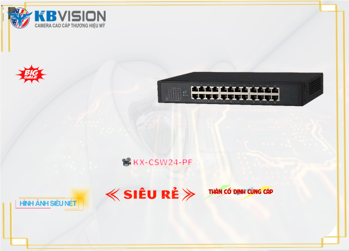 KX-CSW24-PF  KBvision  Switch Thiết bị nối mạng