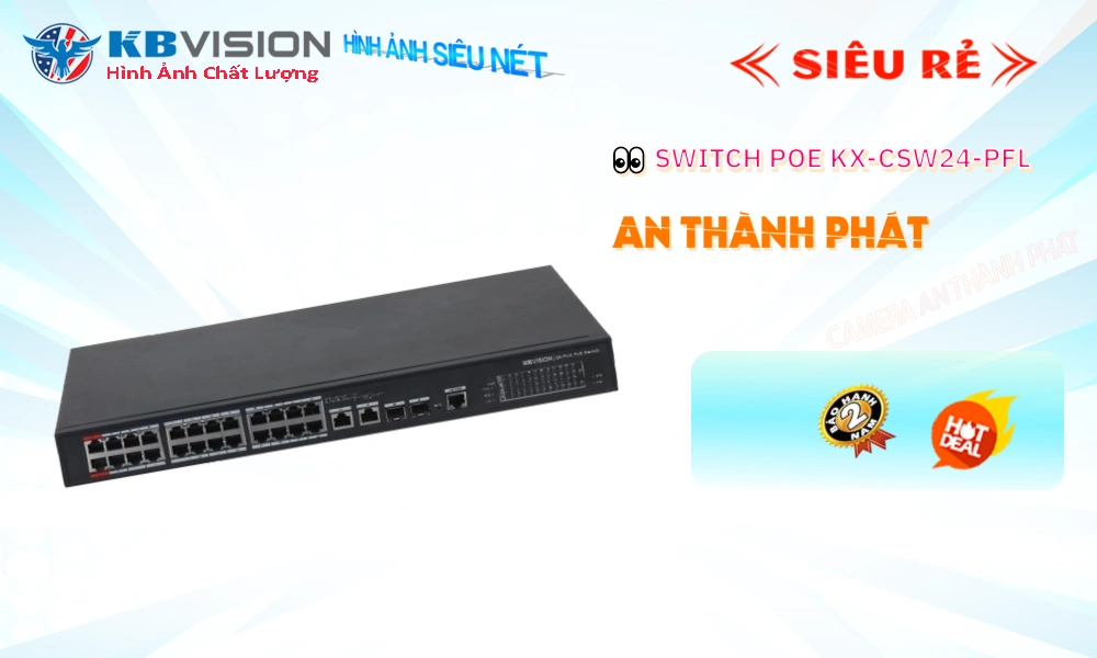 KX-CSW24-PFL  Switch chia mạng