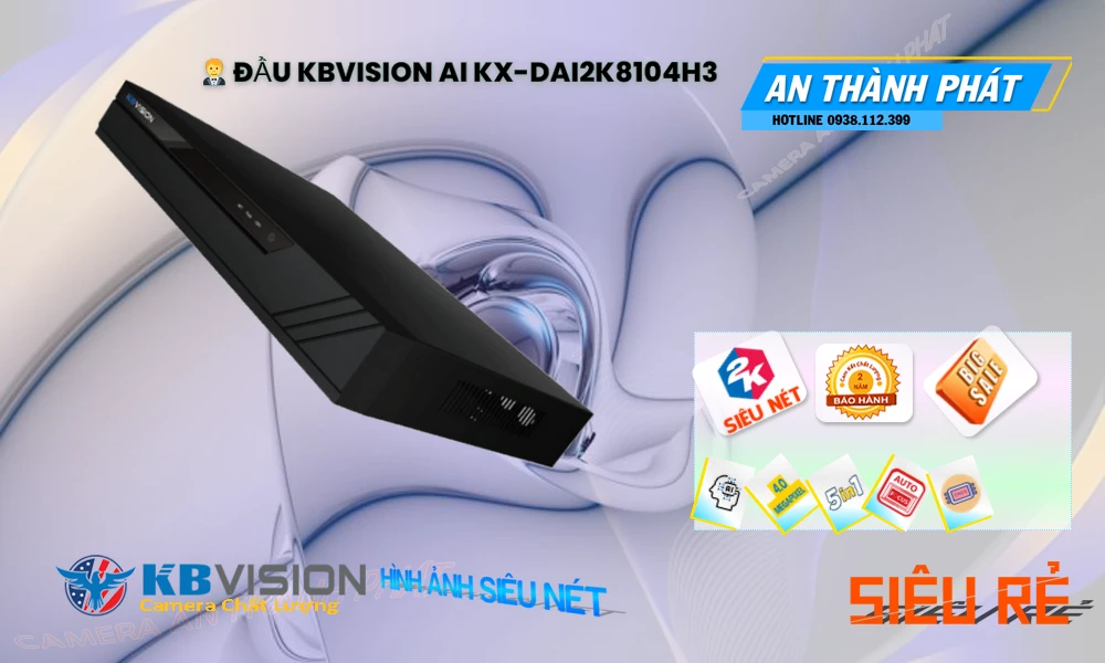 Camera KBvision đang khuyến mãi KX-DAi2K8104H3