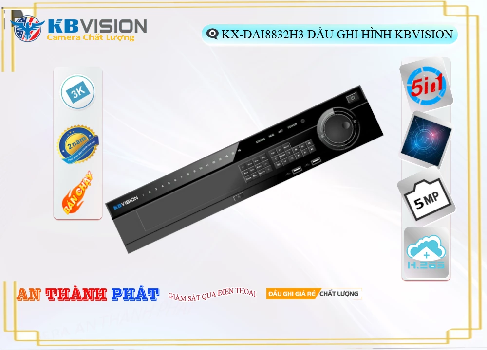 Đầu Ghi KBvision KX-DAi8832H3,KX-DAi8832H3 Giá Khuyến Mãi, HD KX-DAi8832H3 Giá rẻ,KX-DAi8832H3 Công Nghệ Mới,Địa Chỉ