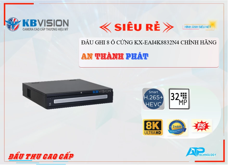 Đầu Ghi KBvision Với giá cạnh tranh KX-EAi4K8832N4