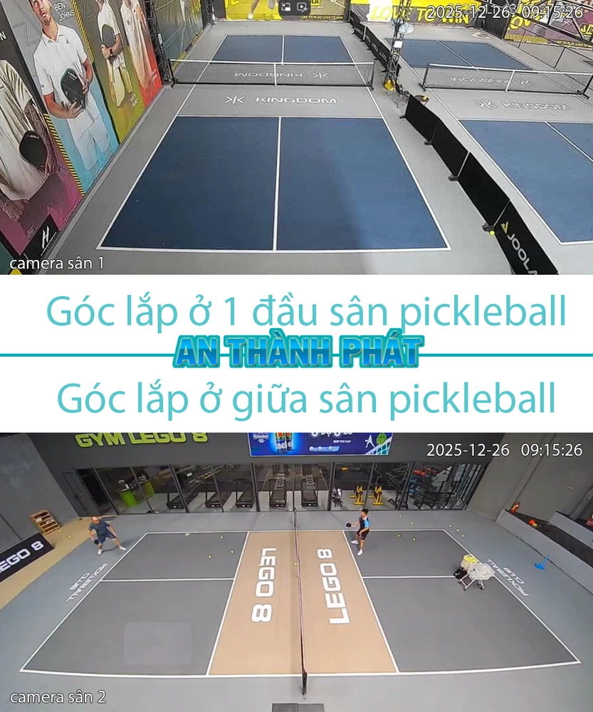 Lắp Đặt Camera Livestream Bộ Môn Pickleball