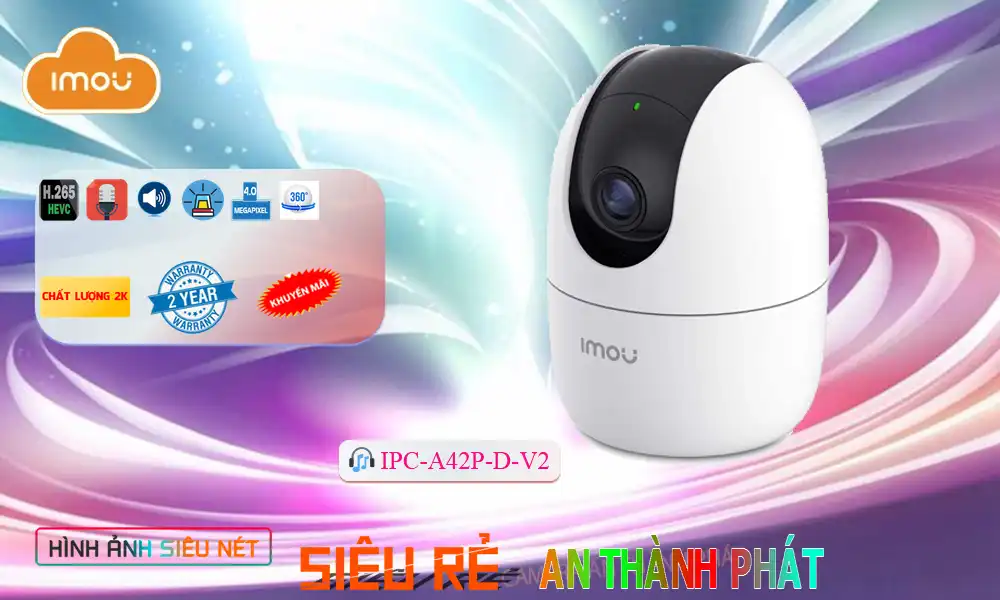 ✪  PC-A42P-D-V2 Camera An Ninh