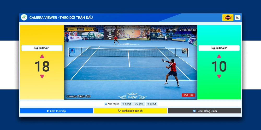 Phần Mềm Check Var Tennis Có Bảng Điểm