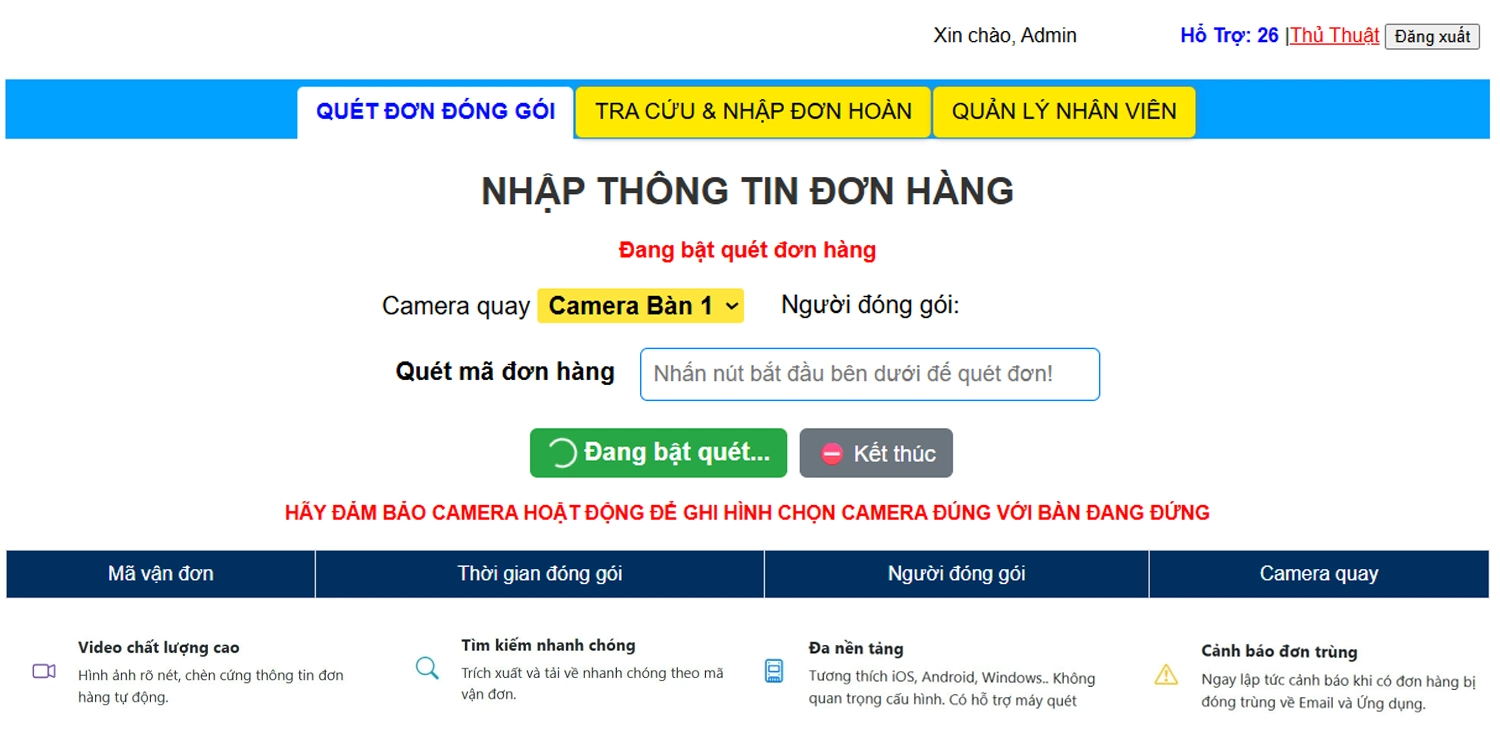 Phần mềm tik mã vận đơn 