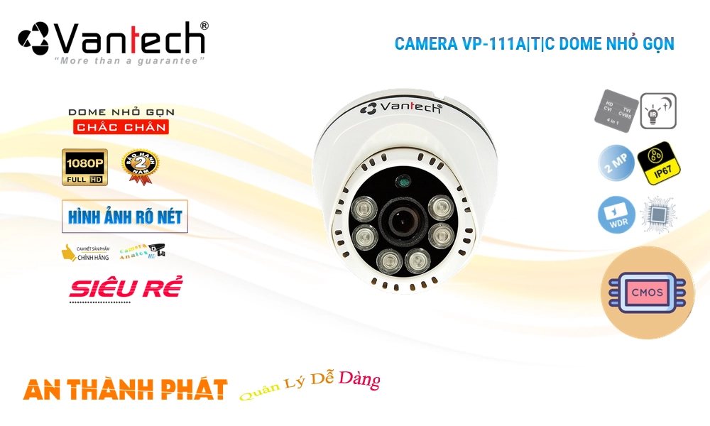❇  VP-111A|T|C Camera VanTech Giá tốt