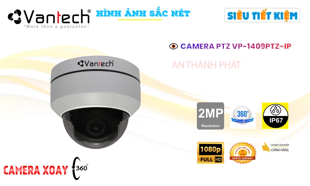 VP-1409PTZ-IP Camera Công Nghệ HD Giá rẻ VanTech