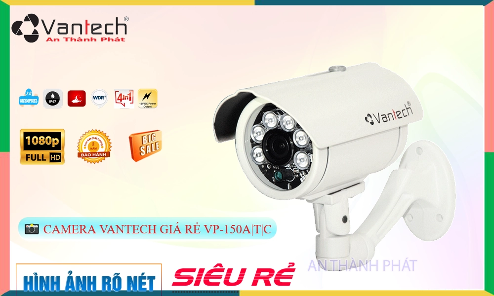 Camera An Ninh VanTech VP-150A|T|C Chức Năng Cao Cấp