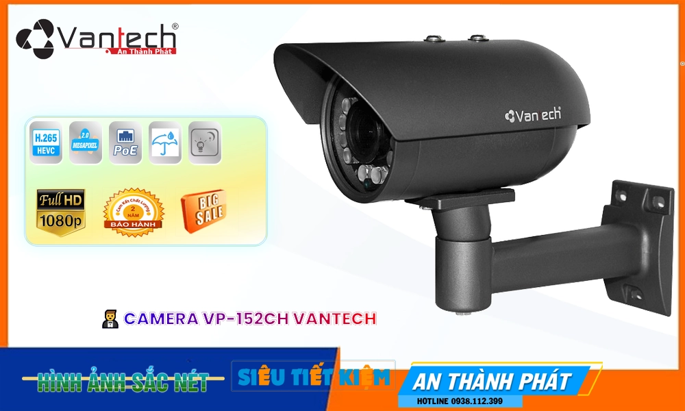 VP-152CH Camera VanTech Chi phí phù hợp