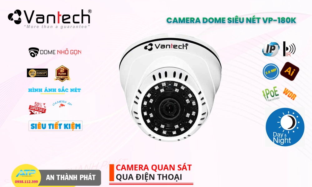 Camera VanTech Giá tốt VP-180K