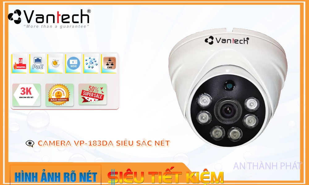 Camera VanTech Chất Lượng VP-183DA