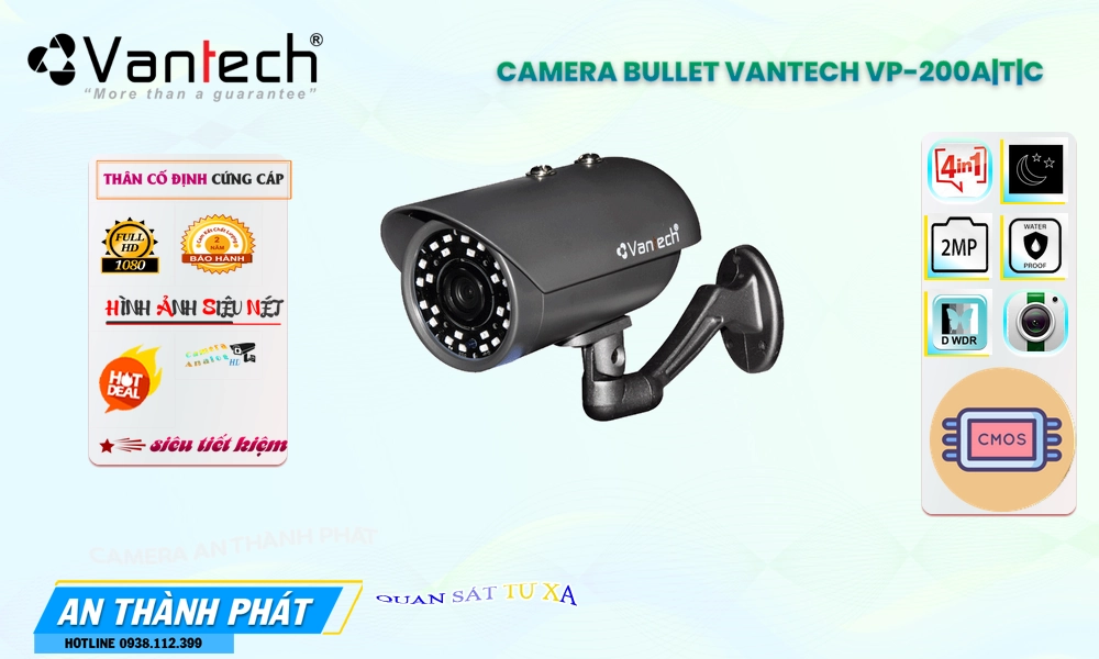 ❇  VP-200A|T|C Camera Công Nghệ HD VanTech