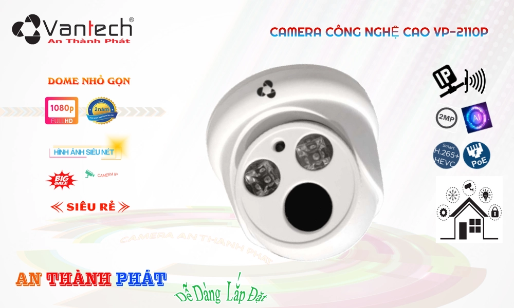 VP-2110P Camera giá rẻ chất lượng cao VanTech