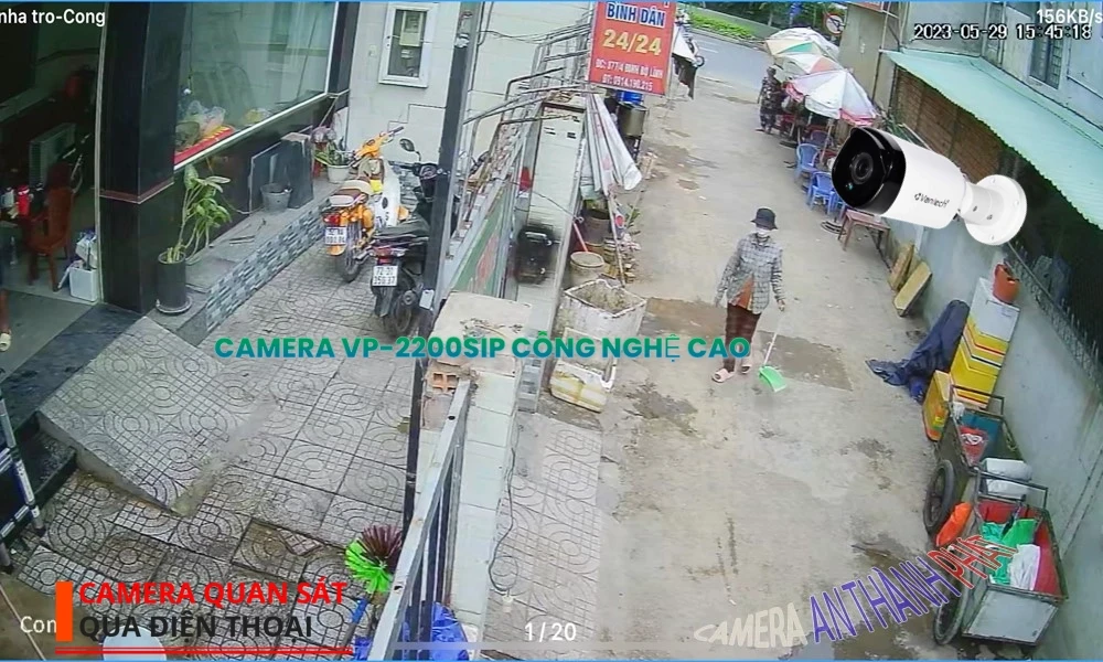 ✲  VP-2200SIP Camera VanTech Chi phí phù hợp