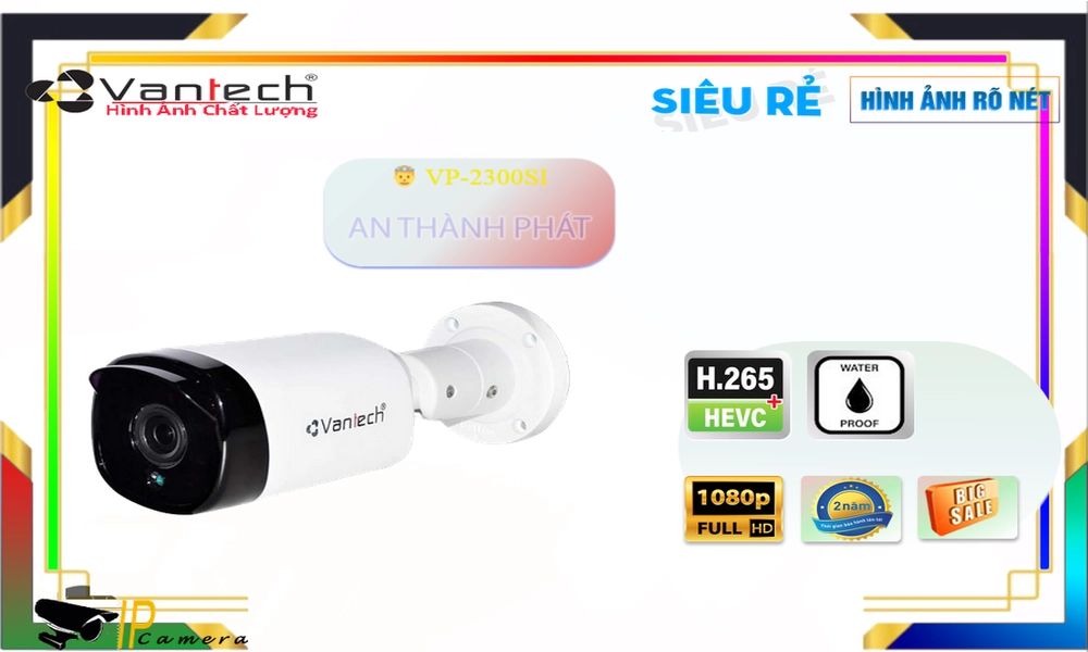Camera Giá Rẻ VanTech VP-2300SI Cấp Nguồ Qua Dây Mạng Giá tốt