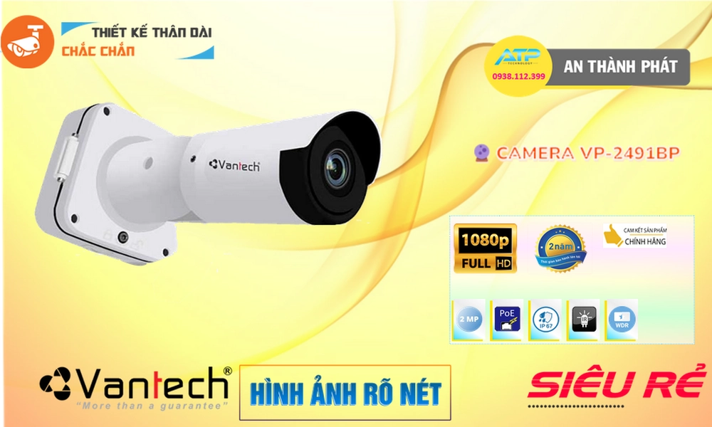 VP-2491BP Camera IP POE giá rẻ chất lượng cao VanTech