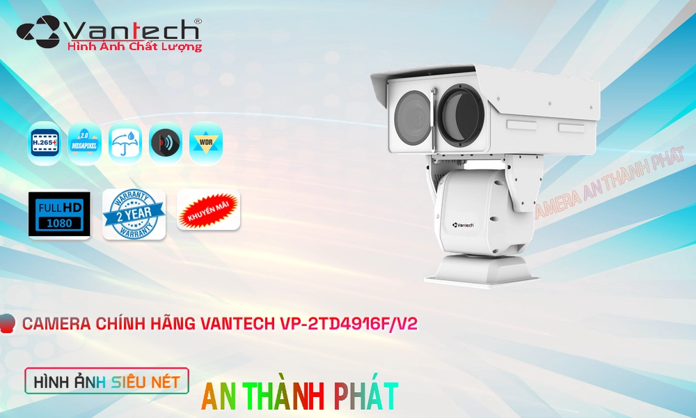 VP-2TD4916F/V2 Camera Công Nghệ IP Thiết kế Đẹp VanTech ✔️