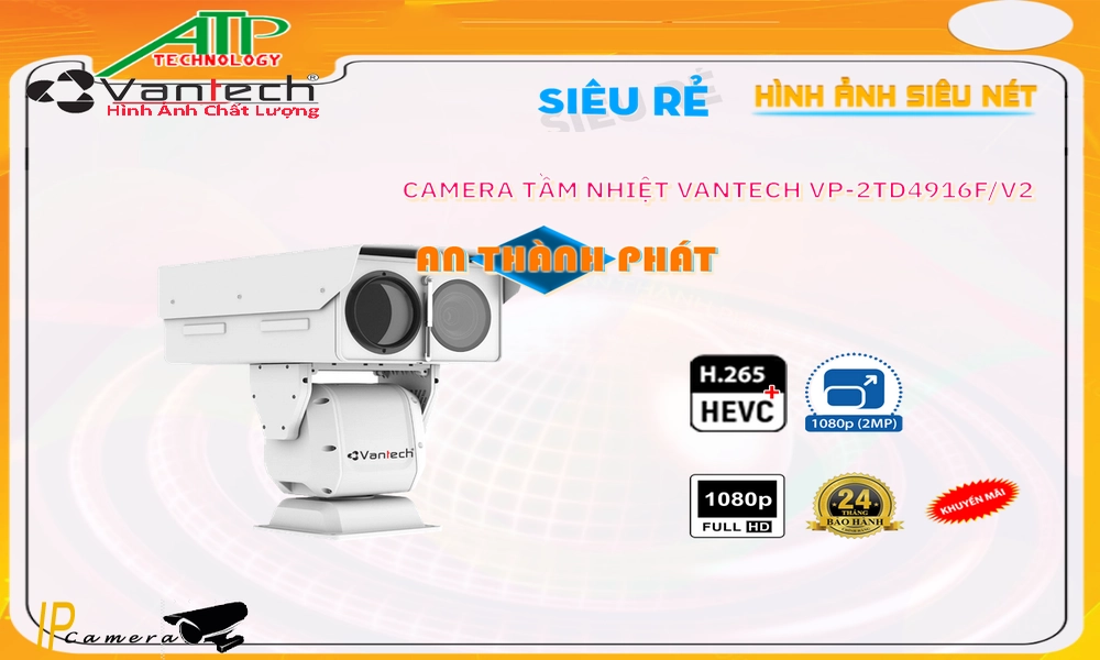 VP-2TD4916F/V2 Camera Công Nghệ IP Thiết kế Đẹp VanTech ✔️