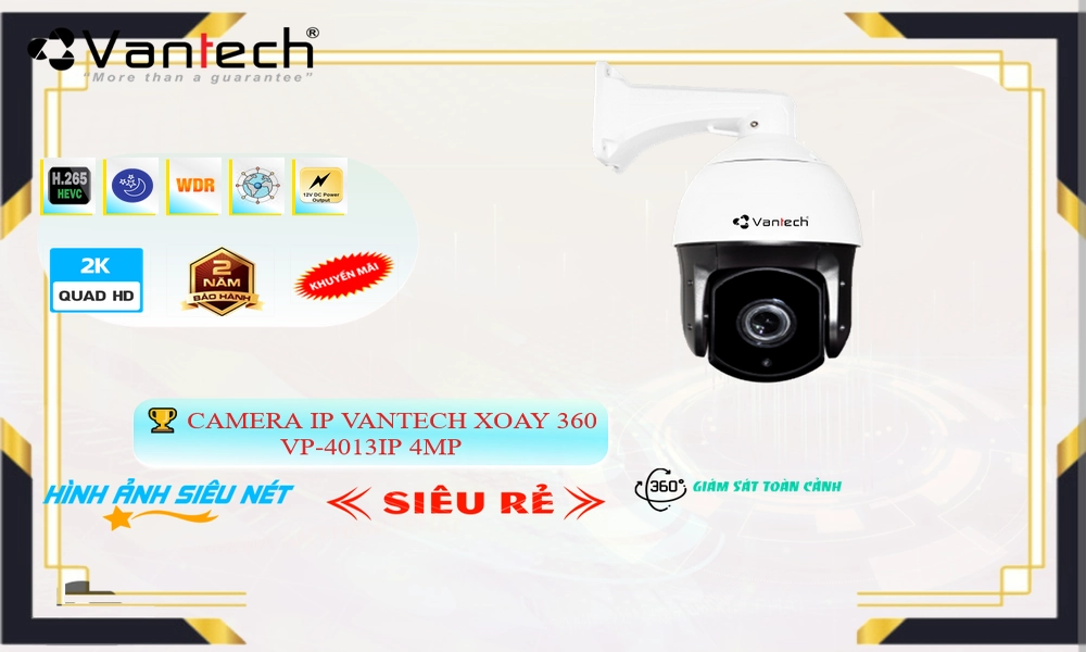 Camera VanTech Thiết kế Đẹp Công Nghệ IP VP-4013IP