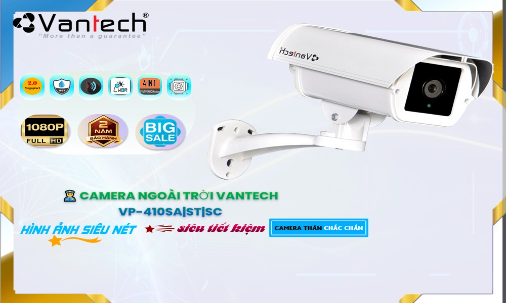 Camera HD Anlog VanTech VP-410SA|ST|SC Mẫu Đẹp ✲