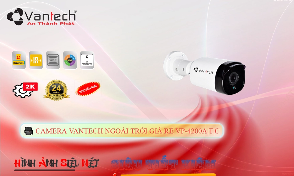 Camera VanTech VP-4200A|T|C Mẫu Đẹp