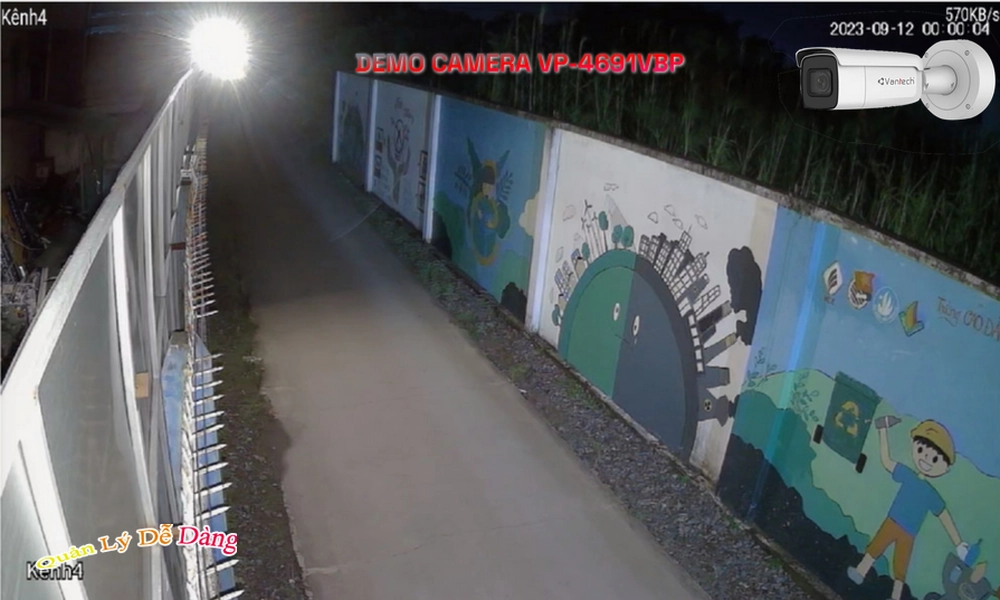 VP-4691VBP Camera Cấp Nguồ Qua Dây Mạng VanTech Giá tốt