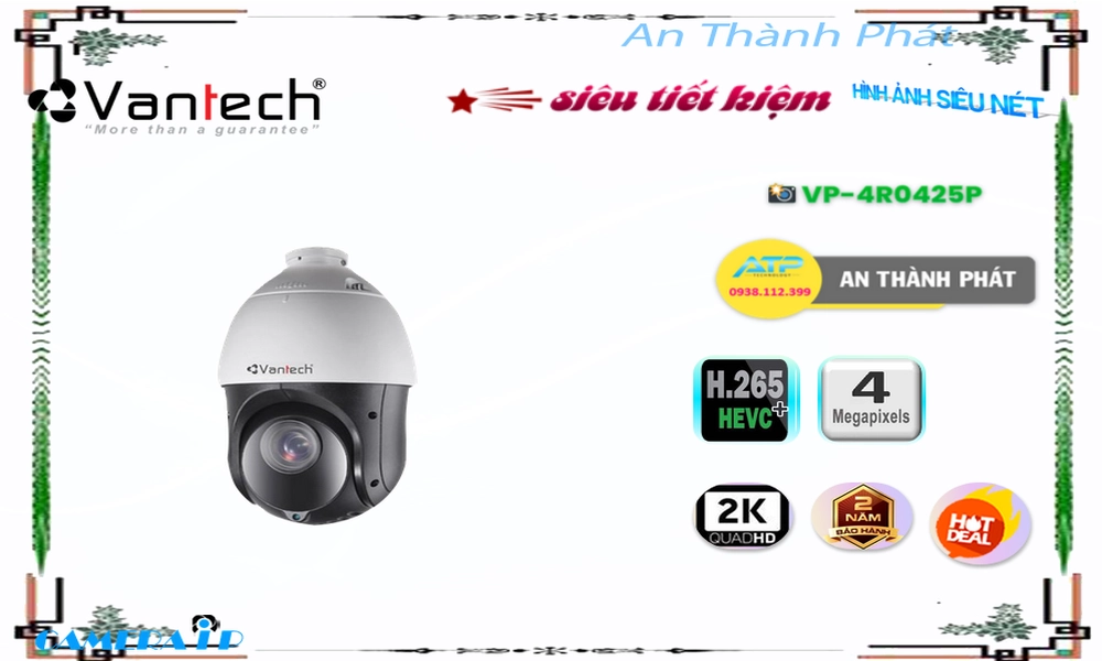 VP-4R0425P Camera VanTech Giá rẻ