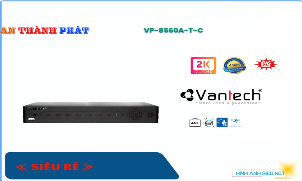 Đầu Thu KTS VanTech VP-8560A|T|C Giá tốt