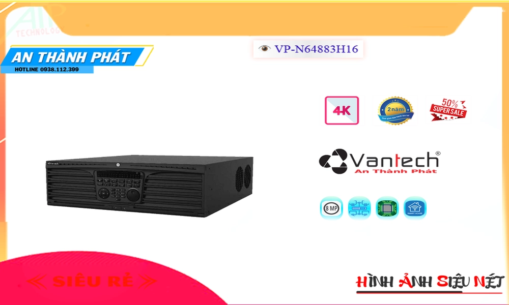 VanTech VP-N64883H16 Sắc Nét