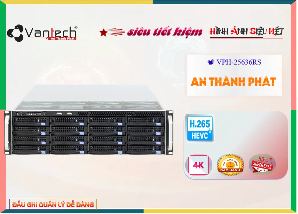 Server Ghi Hình Vantech VPH-25636RS,thông số VPH-25636RS, Công Nghệ IP VPH-25636RS Giá rẻ,VPH 25636RS,Chất Lượng